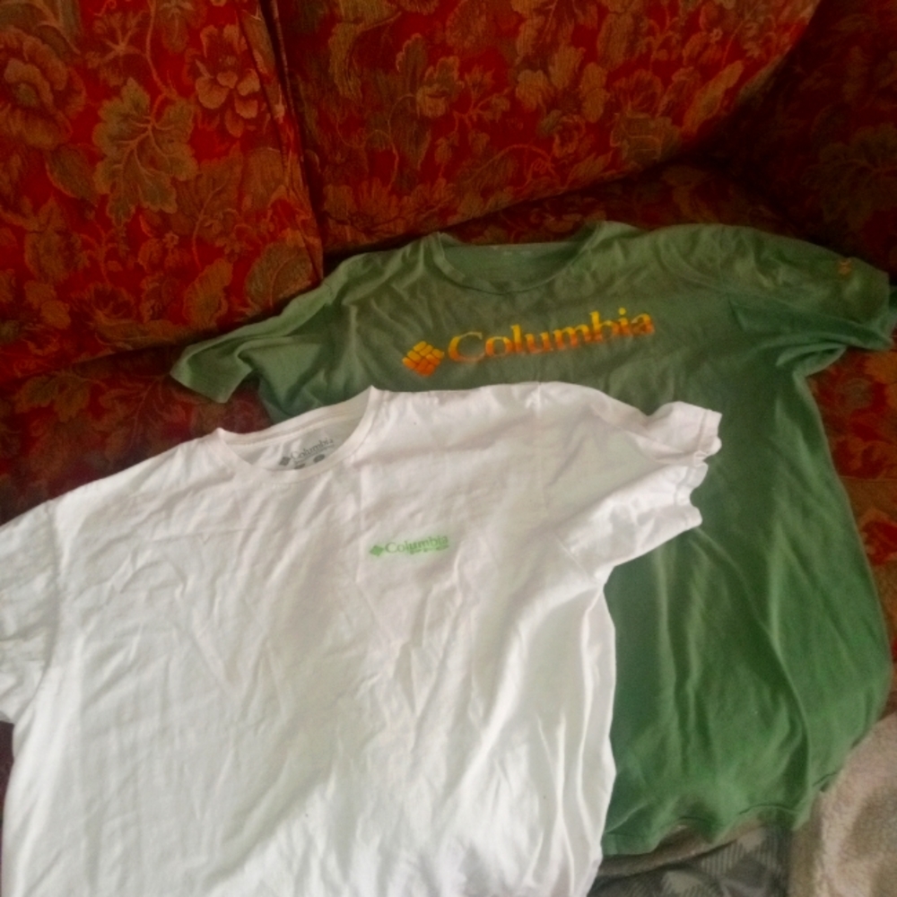 Lot of 2 Columbia t-shirts
